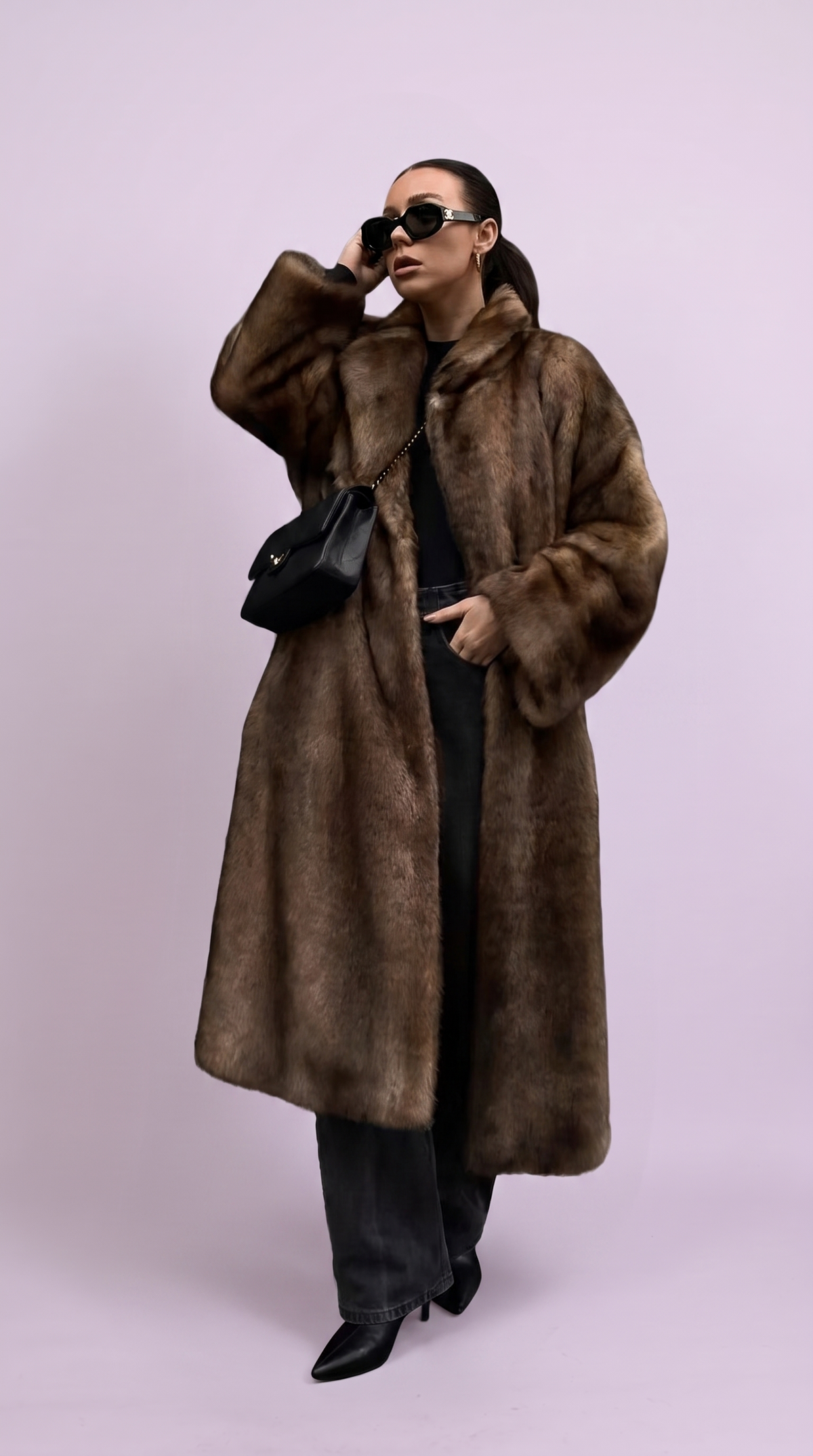 Vivienne | Fluffy Trench Coat