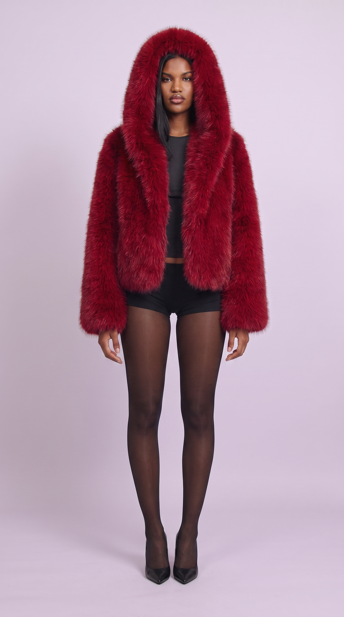 Marwa Oversized Faux Fur Coat