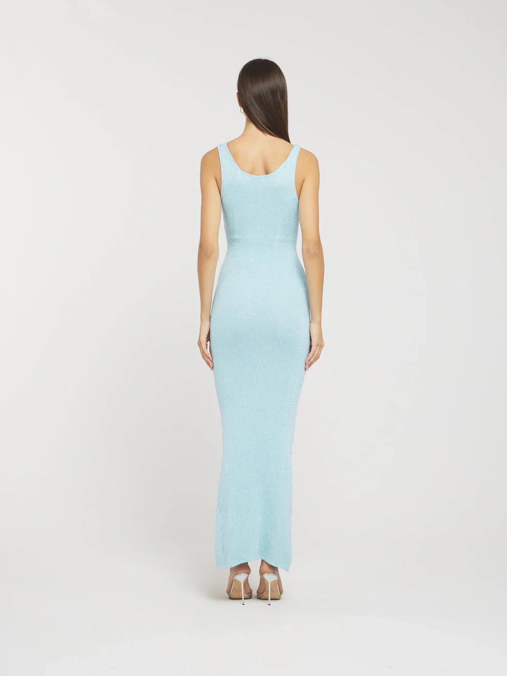 Ana Dress - Baia Blue Sequin